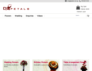 dpetals.com screenshot