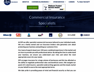 dpi-insurance.co.uk screenshot