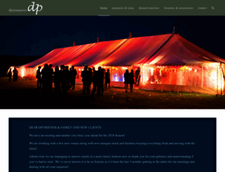 dpmarquees.co.uk screenshot