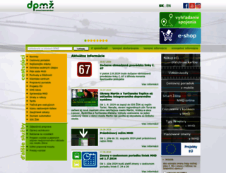 dpmz.sk screenshot