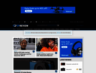 dpreview.com screenshot