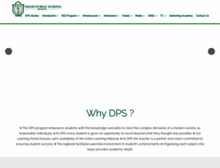 dps.edu.in screenshot