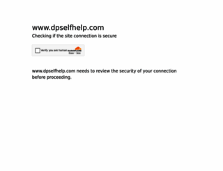 dpselfhelp.com screenshot