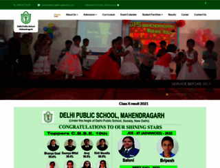 dpsmahendragarh.com screenshot