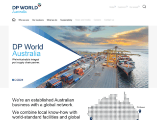 dpworldaustralia.com.au screenshot