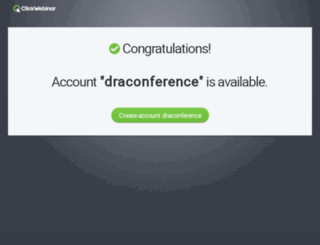 draconference.clickwebinar.com screenshot