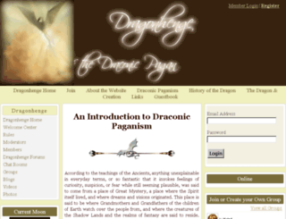 draconicpaganism.com screenshot