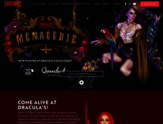 draculas.com.au screenshot