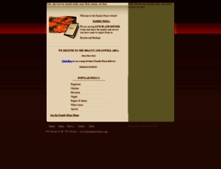 dracutfamilypizza.com screenshot