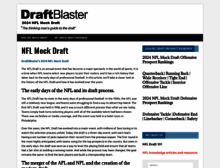 draftblaster.com screenshot
