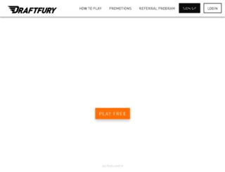 draftfury.com screenshot