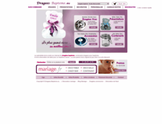 dragees-bapteme.eu screenshot