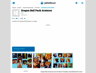 dragon-ball-pack-avatares.uptodown.com screenshot