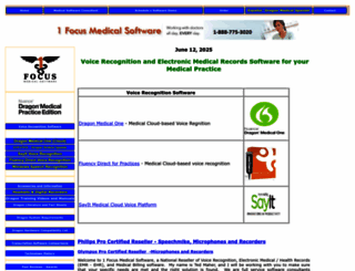 dragon-medical-transcription.com screenshot