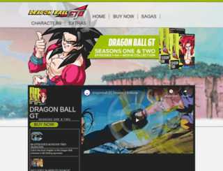 dragonballgt.com screenshot