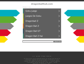dragonballhub.com screenshot