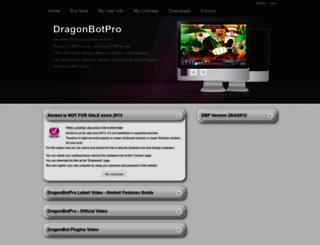 dragonbotpro.com screenshot
