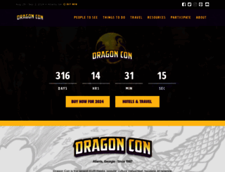dragoncon.com screenshot