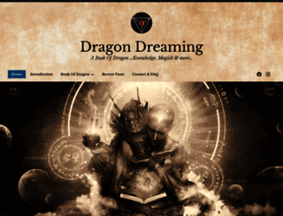 dragondreaming.wordpress.com screenshot