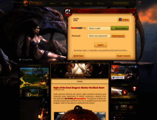 dragoneternity.com screenshot
