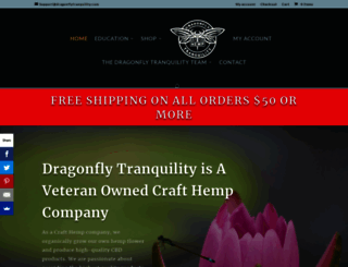dragonflytranquility.com screenshot