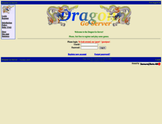 dragongoserver.net screenshot