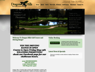 dragonhillsgolfcourse.com screenshot