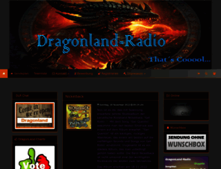 dragonland-radio.de screenshot