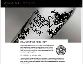 dragonmistdistillery.com screenshot