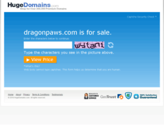 dragonpaws.com screenshot