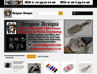 dragonsdesigns.co.za screenshot