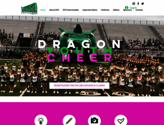 dragonyouthcheer.com screenshot