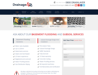 drainage.co.nz screenshot