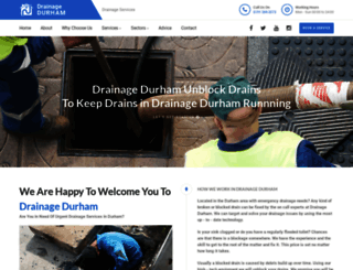 drainagedurham.uk screenshot
