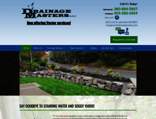 drainagemasters.com screenshot