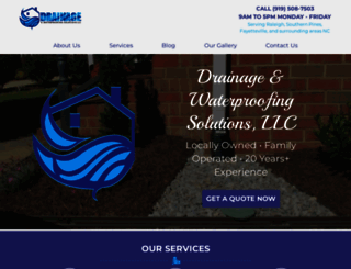 drainagenwaterproofing.com screenshot