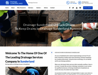 drainagesunderland.uk screenshot