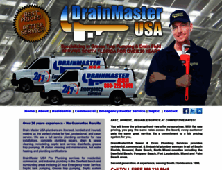 drainmaster-usa.com screenshot