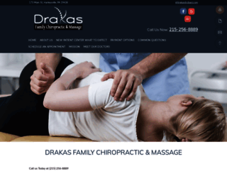 drakaschiropractic.com screenshot
