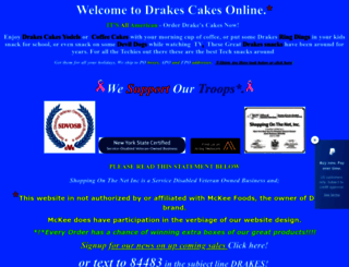 drakescakesonline.com screenshot