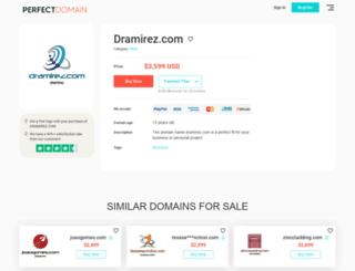 dramirez.com screenshot