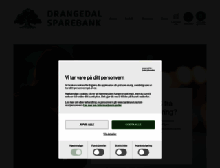 drangedalsparebank.no screenshot