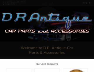 drantiquecarparts.com screenshot