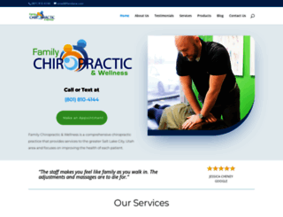 draperutahchiropractic.com screenshot