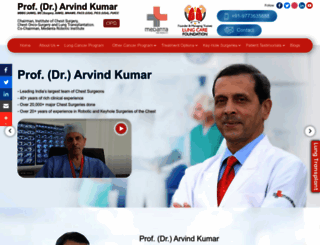 drarvindkumar.com screenshot