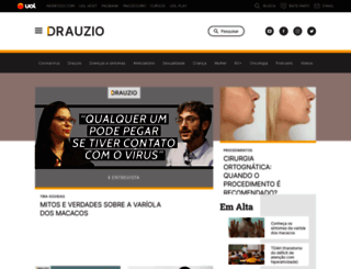 drauziovarella.com.br screenshot
