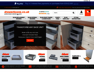 drawerboxes.co.uk screenshot