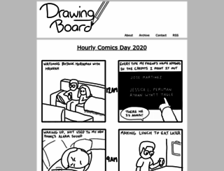 drawingboardcomic.com screenshot