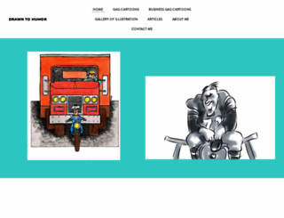 drawntohumor.com screenshot