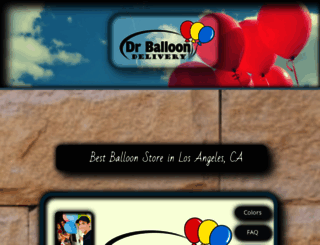 drballoondelivery.com screenshot